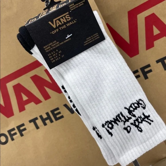 VANS "Off The Wall" Crew socks 
Vans socks (1 pair) Have a good time logo - Picture 7 of 16